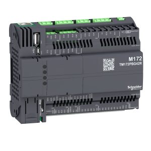 Controller, Modicon M171/M172/M173, performance, blind, 42 IO, Ethernet, Modbus