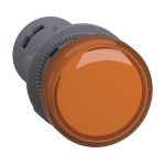 round pilot light Ø 22- orange - integral LED- 24 V AC/DC- screw clamp terminals