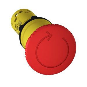 Emergency stop Ø 22 - red - mushroom head Ø 40 mm - turn to release - 1 NC