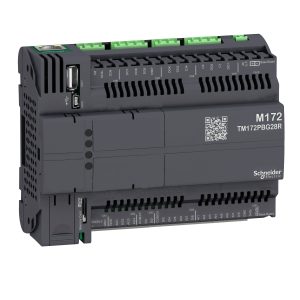 Controller, Modicon M171/M172/M173, performance, blind, 28 IO, Ethernet, Modbus