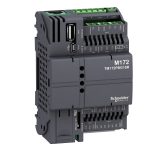Controller, Modicon M171/M172/M173, performance, blind, 18 IO, Ethernet, Modbus