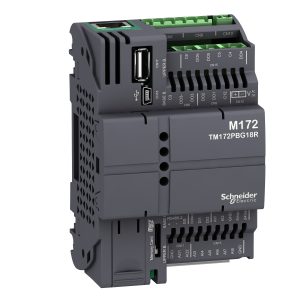 Controller, Modicon M171/M172/M173, performance, blind, 18 IO, Ethernet, Modbus
